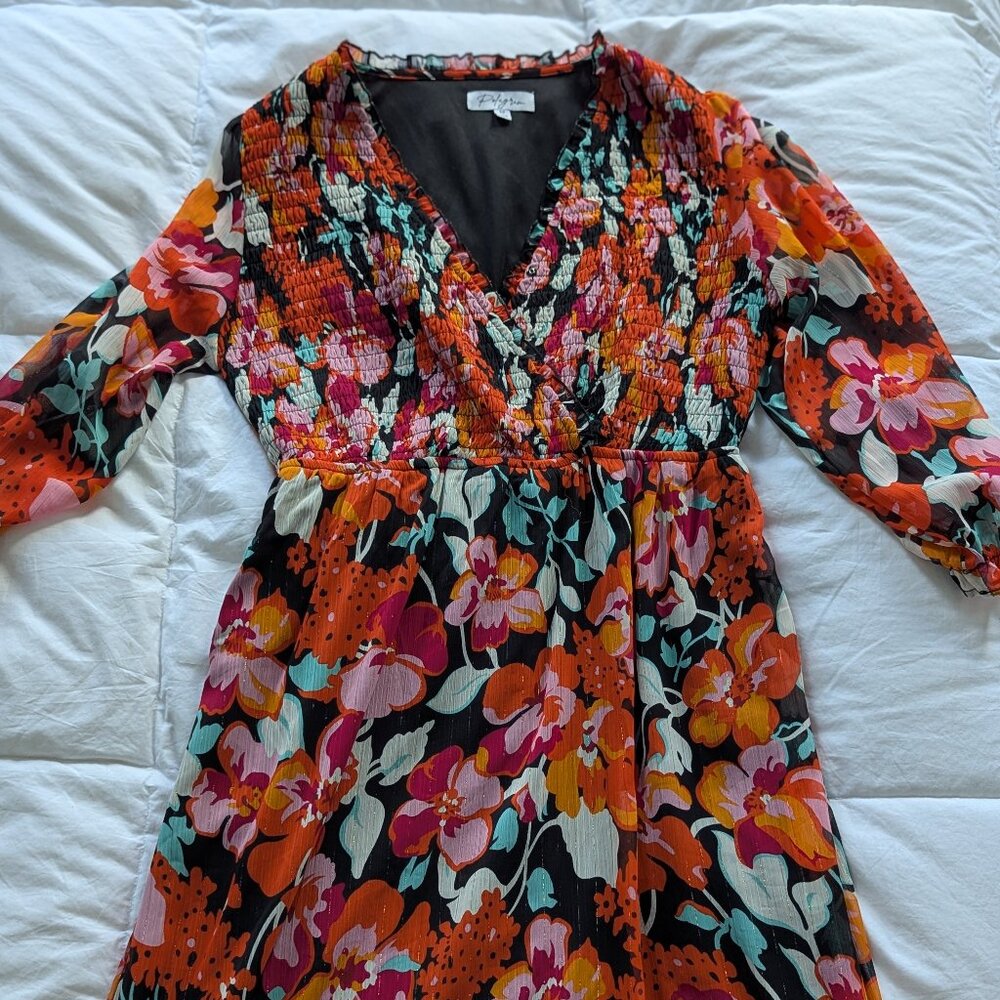 Tropical Floral Print / Tiki Dress